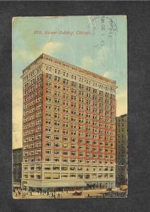 1912 Kesner Building Chicago IL Picture Postcard!