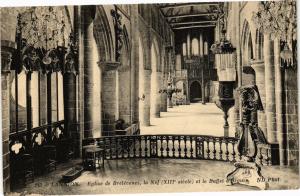 CPA LANNION - Église de Brélévenez la Nef et le Buffet d'Orgues (230280)