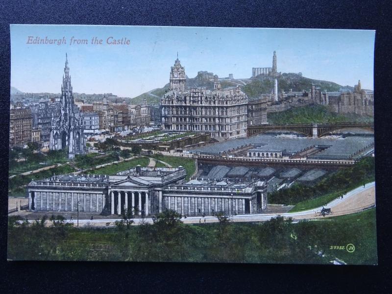 Scotland Collection x 3 EDINBURGH Views c1905 Postcards by Valentine