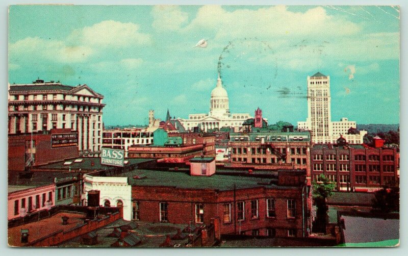 Atlanta Georgia~Fulton County Courthouse-Capitol-City Hall~Bass Furniture~1956