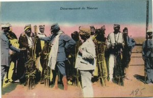 PC CPA SYRIA, DÉSARMEMENT DU HAURAN, Vintage Postcard (b27213)