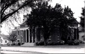 Real Photo Postcard Methodist Church in Le Mars, Iowa