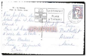 Modern Postcard La Bernerie Gray Rocks Beach