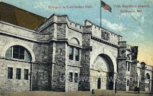 Entrance, Convention Hall - Baltimore, Maryland MD  