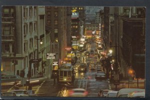 America Postcard - Busy Cable Cars, San Francisco, California    RS19855