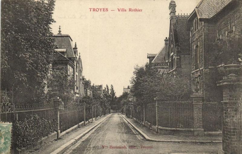 CPA TROYES Villa Rothier Aube (100841)