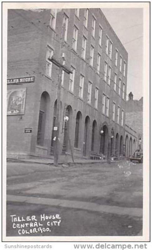 Colorado Central City Teller House Real Photo