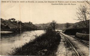 CPA Bords de la Loire en Amont de ROANNE. A gauche Les Granges et (459630)