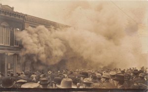 J31/ Grand Island Nebraska RPPC Postcard c1910 Fire Disaster 313