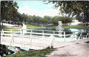 Atchison Kansas Forest Park Vintage Postcard Standard View Card 