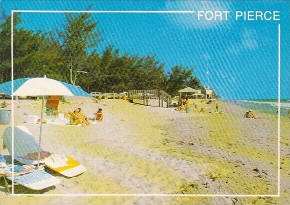 Florida Fort Pierce Tropical Beach At Fort Pierce