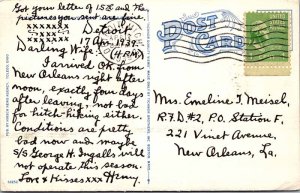 Postcard BUILDING SCENE Toledo Ohio OH AK9953