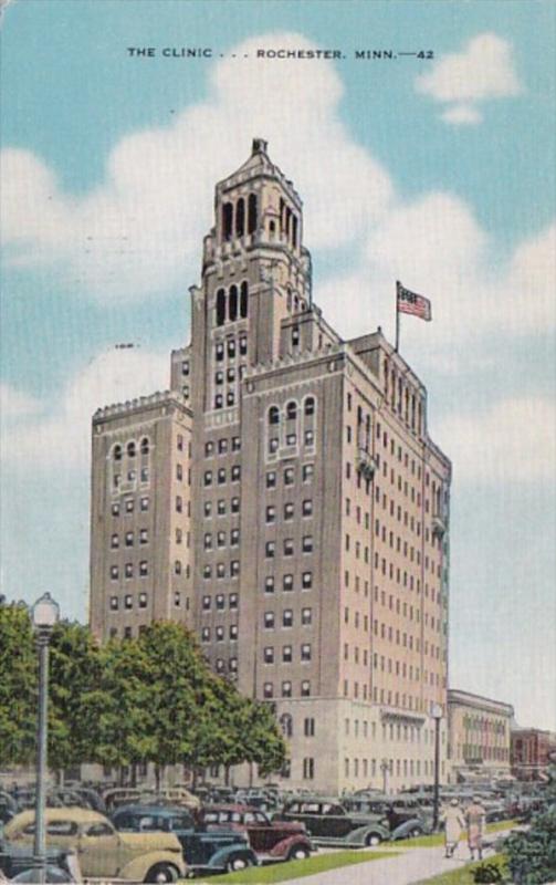 Minnesota Rochester The Mayo Clinic 1952