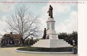Rhode Island Providence Roger Williams Statue And Betsey Williams House Roger...