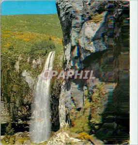 Postcard Modern Tourism Auvergne Mont Dore La Grande Cascade