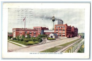 1914 The Home Of Kellog's Toasted Corn Flakes Exterior Battle Creek MI Postcard