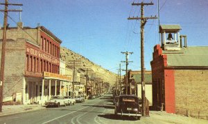 Postcard Early Street View in Virginia City, NV.    aa6