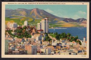 Russian Hill Skyline,Mt Tamalpais,San Francisco,CA