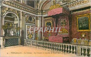 Postcard Old Versailles Chateau The House of Louis XIV Sunset