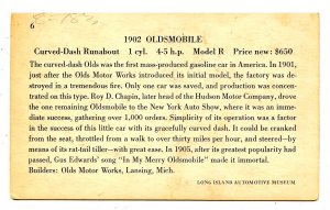 1902 Oldsmobile Curved Dash Runabout, Model R, $650! *NOT A POSTCARD*