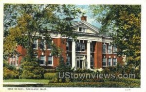 High School Building - Rockland, Massachusetts MA  