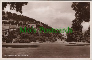 Somerset Postcard - The Gardens, Minehead Ref.RS29467