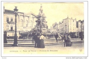 Fontaine De Brouckere, Bruxelles, Belgium, 1900-1910s