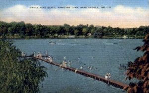 Circle Park Beach, Hamilton Lake - Angola, Indiana IN