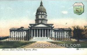 Topeka, Kansas, KS State Capital USA Unused 