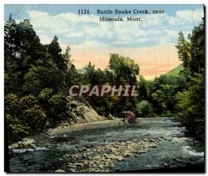 Postcard Old Ratle Snake Creek Near Missoula Mt.