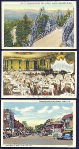 Twelve (12) different 1940's (or earlier) postcards UNUSED