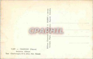 Postcard Modern Charroux (Vienne) Abbey Tour Charlemagne eleventh S (Mont His...