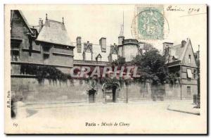 Paris - 6 - Museum of Cluny - Old Postcard