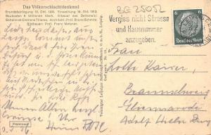 BG25052 leipzig volkerschlachtdenkmal   germany