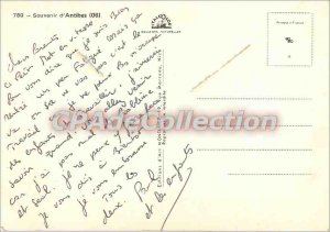 Modern Postcard Souvenir d'Antibes