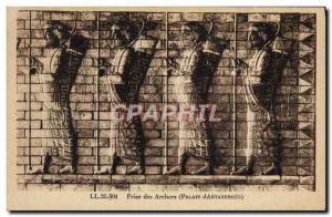 Old Postcard Shooting has the & # 39arc Frieze of Archers palace & # 39Artaxe...