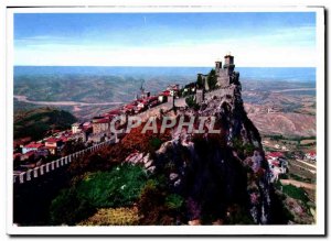 Postcard Modern San Marino Panorama