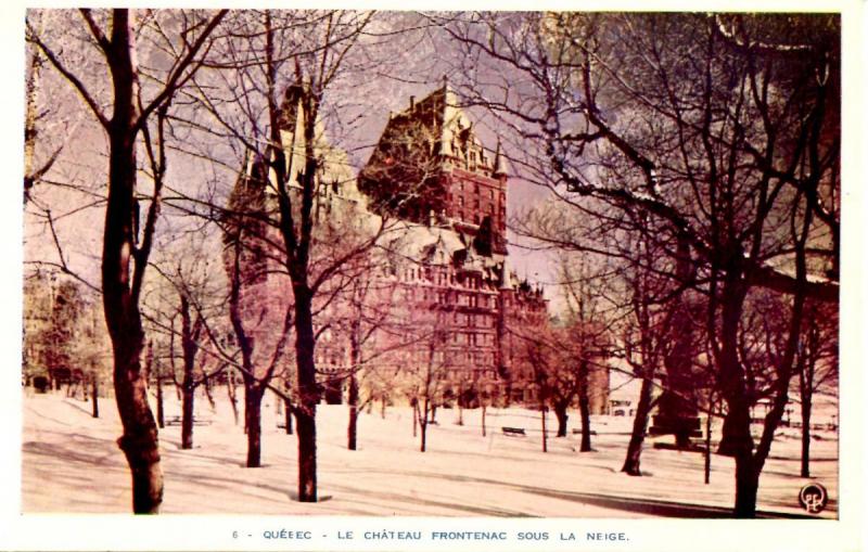 Canada - Quebec, Quebec City. Chateau Frontenac