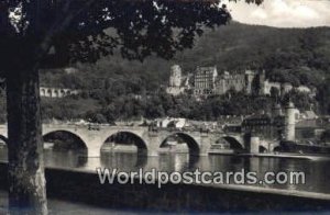 Blick auf die Alte Brucke und Scholb Heidelberg Germany Unused 