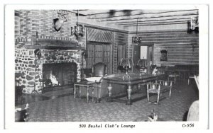 2 Postcards MARENISCO, Michigan MI ~ Lake Gogebic 500 BUSHEL CLUB Dining Lounge