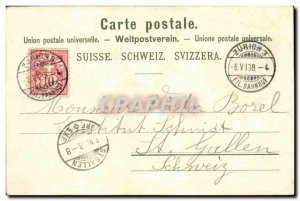 Old Postcard Switzerland Zurich Tonhalle