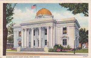 Nevada Reno Washoe County Court House 1940 Curteich