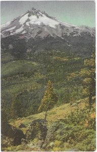 Mt. Jefferson Snow Covered Peak Oregon Cascade Range