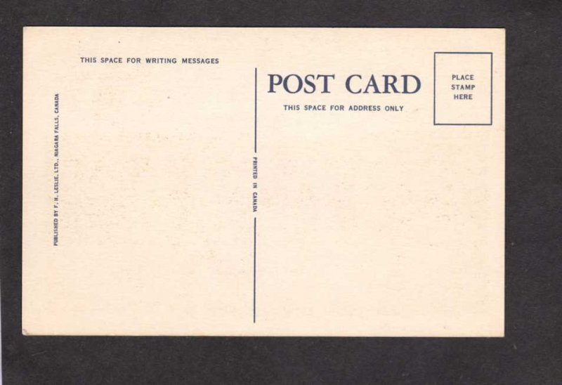 NY Niagara Falls Spanish Aero Car Whilpool New York ON Ontario Canada Postcard