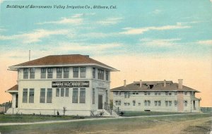 Postcard C-1910 California Willows Bldgs Sacramento Valley Irrigation CA24-2379