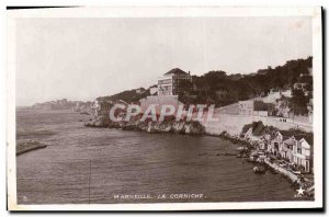 Old Postcard Marseille The Corniche