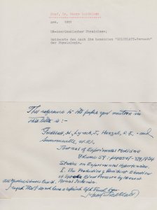 Dr Harry Goldblatt Historic Blood Pressure Pathologist Signed Letter