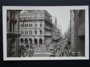 Australia NSW SYDNEY George Street c1930's RP Postcard