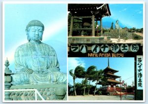 LAHAINA, Maui Hawaii ~ Jodo Mission LARGEST BUDDHA Western World 4x6 Postcard