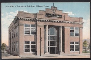 America Postcard - Chamber of Commerce Building, El Paso, Texas    DP426